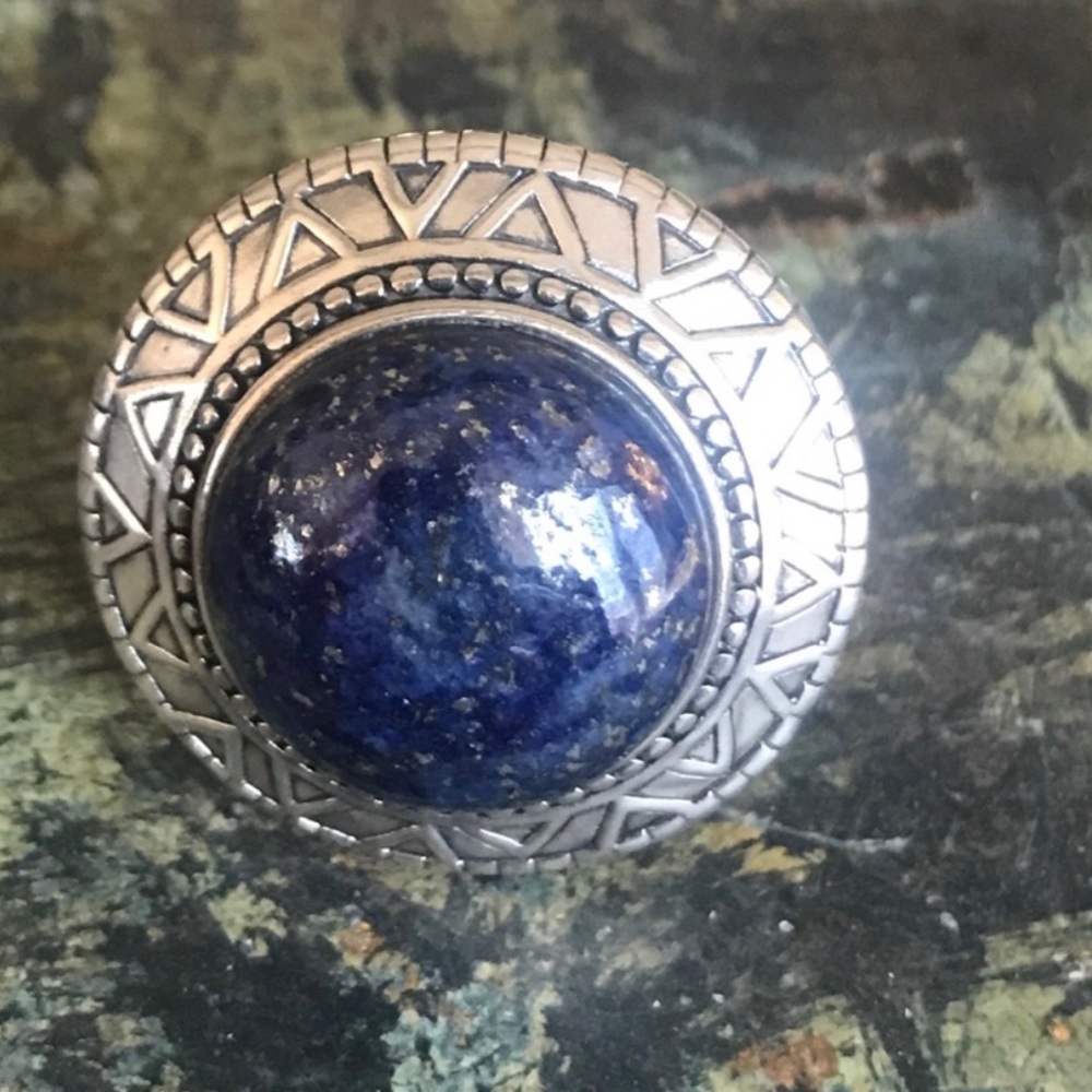 Stunning Lapis Silpada Statement Ring - image 1